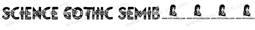 Science Gothic SemiB字体转换